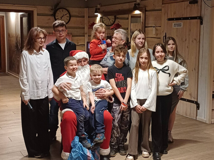 Mieszkańcy Piły podzielili się opłatkiem we Wiosce Górniczej